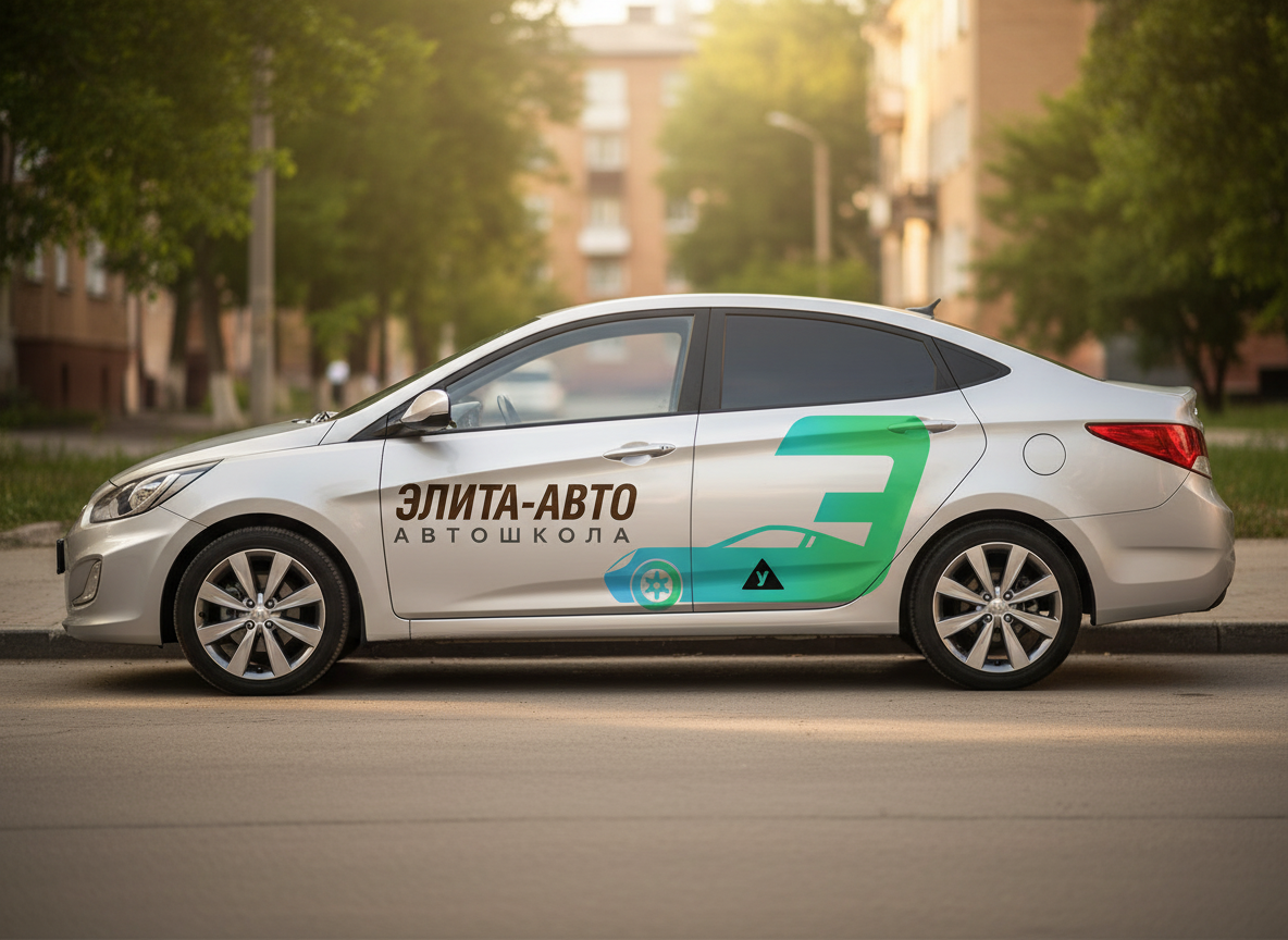 Hyundai Solaris — учебный автомобиль автошколы Элита