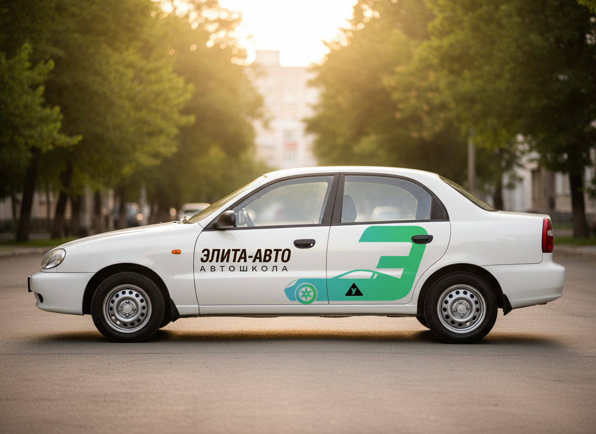 Chevrolet Lanos — учебный автомобиль автошколы Элита