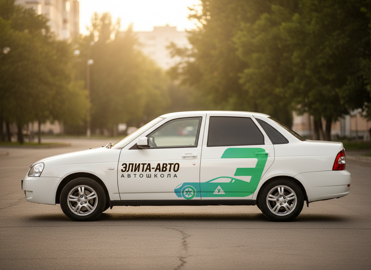 Lada Priora — учебный автомобиль автошколы Элита
