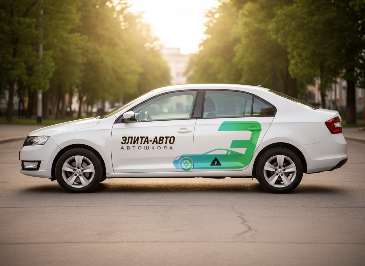 Skoda Rapid — учебный автомобиль автошколы Элита